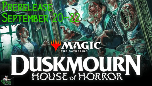 Duskmourn House of Horrors prerelease logo